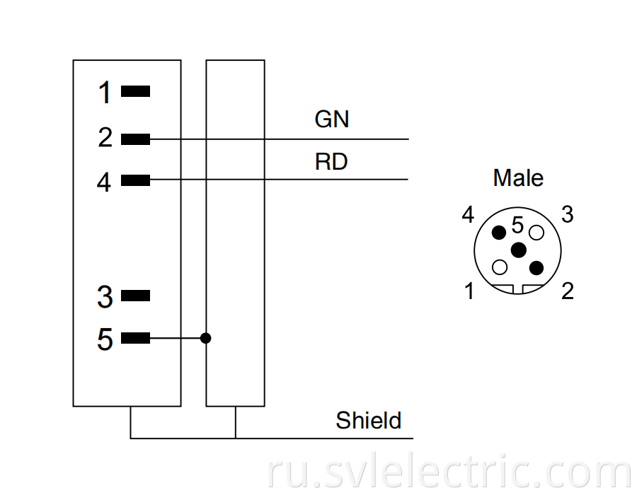 M12 connection cable